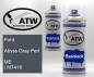 Preview: Ford, Abyss Gray Perl, ME / M7418: 400ml Sprühdose + 400ml Klarlack - Set, von ATW Autoteile West.